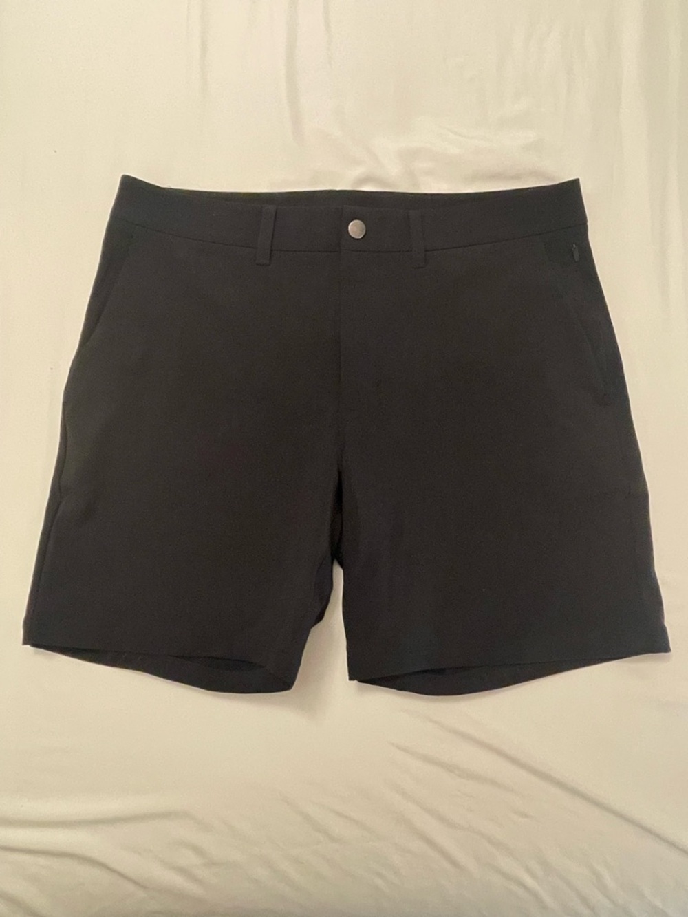 CRZ Black yoga Stretch Knit Shorts